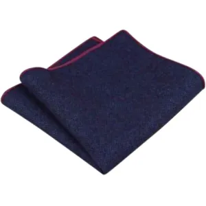 Arthur Navy Blue Pocket Square