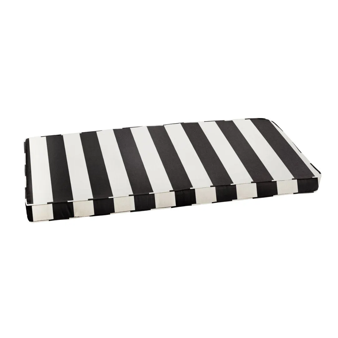 Arusha Stripe Indoor/Outdoor Sunbrella Bench Cushion Rosecliff Heights Size: 2" H x 37" W x 17" D