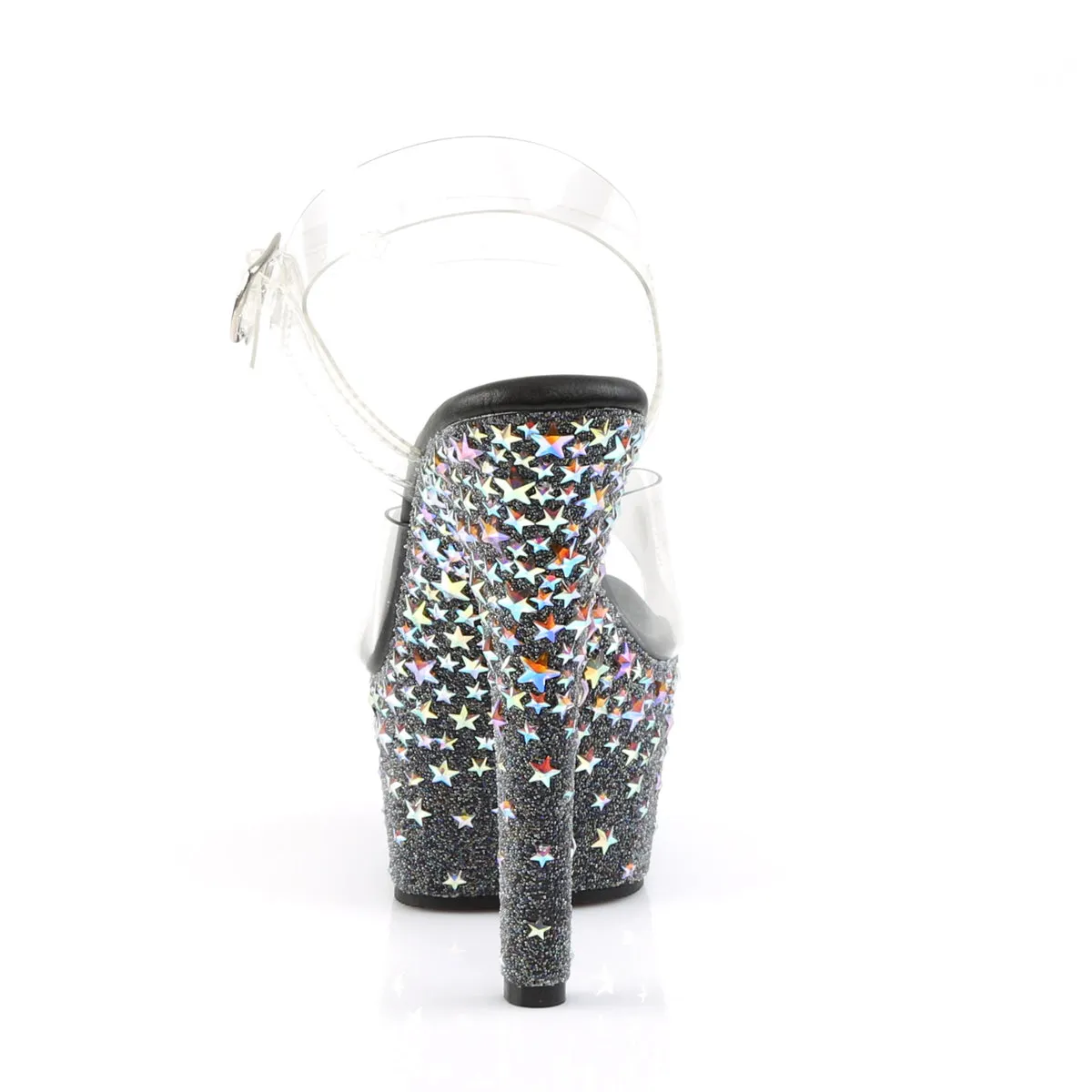 ASPIRE-608STPL  Clear/Black (Silver Hologram Stars)