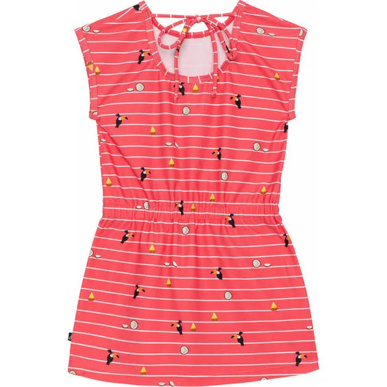 Beach Dress Stripe/Fruit