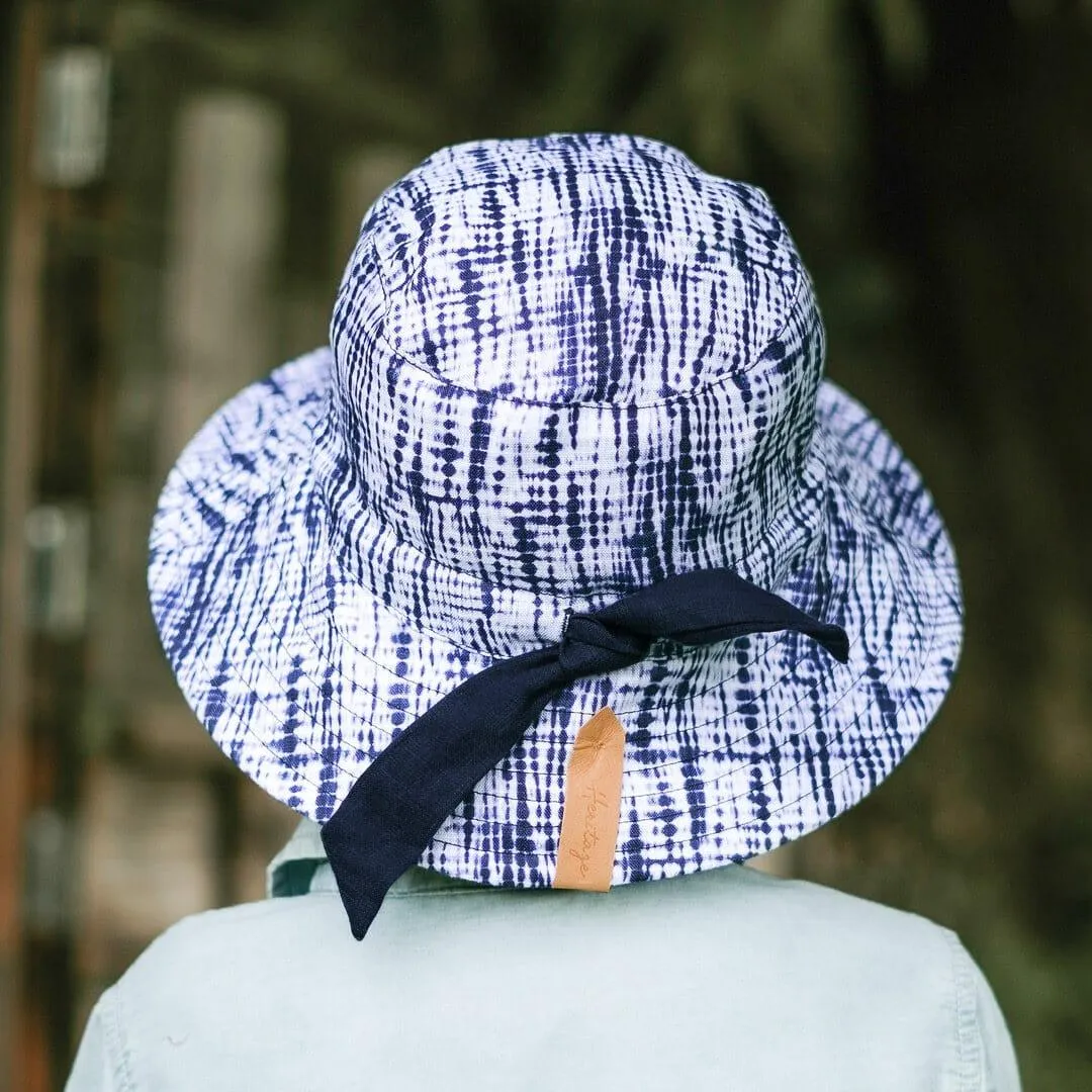 Bedhead Heritage Reversible Explorer Hat- Shibori/Indigo L