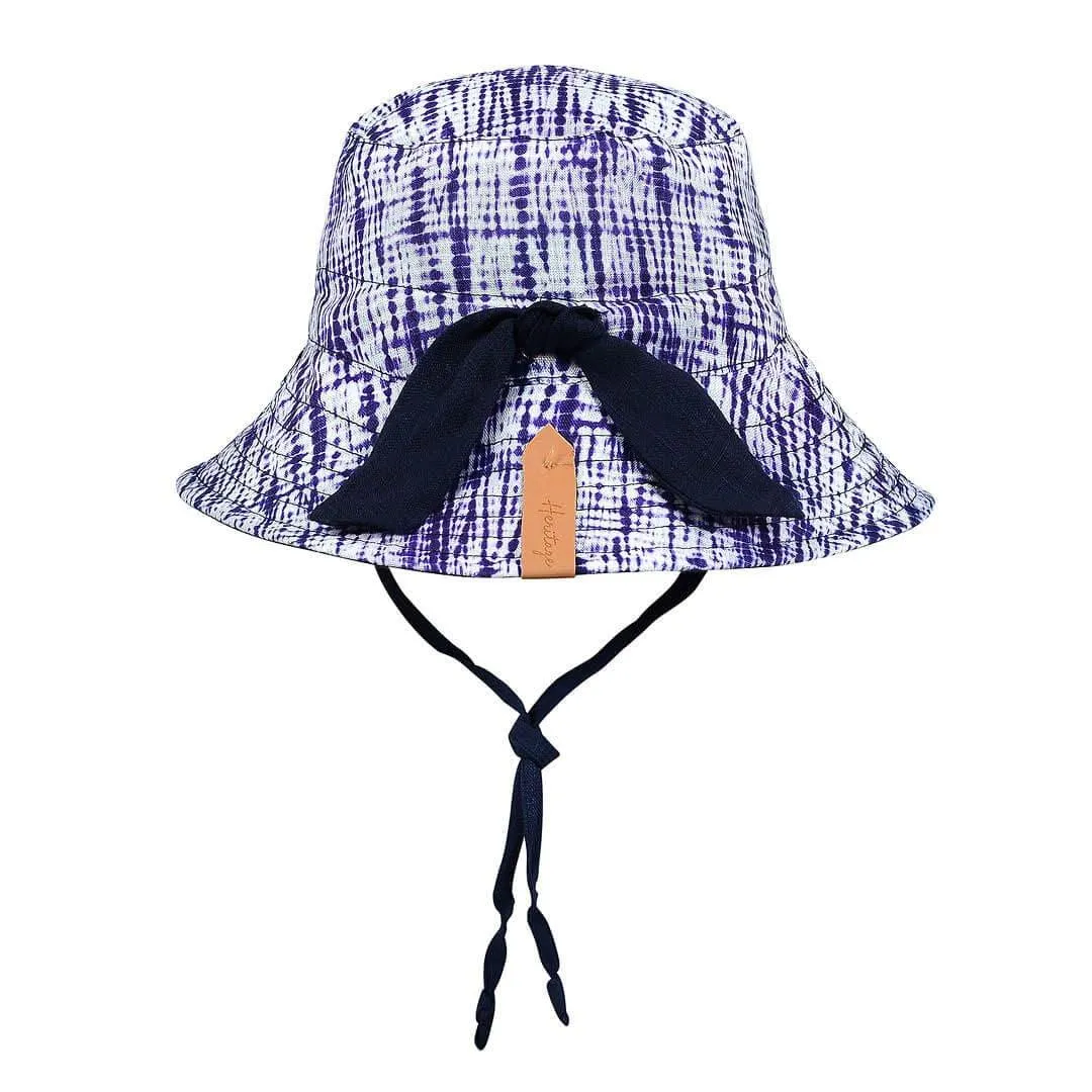 Bedhead Heritage Reversible Explorer Hat- Shibori/Indigo L