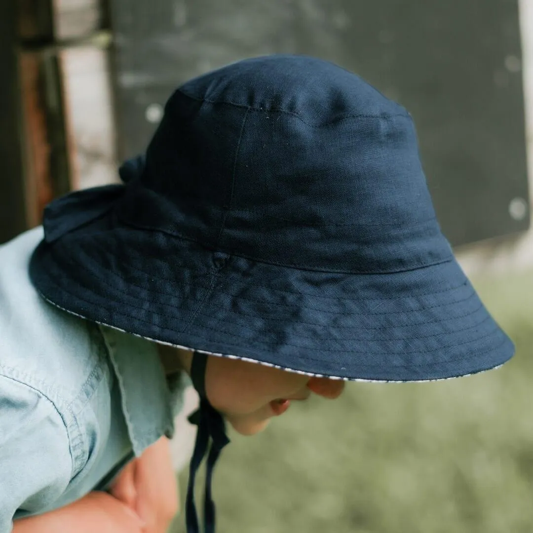 Bedhead Heritage Reversible Explorer Hat- Shibori/Indigo L