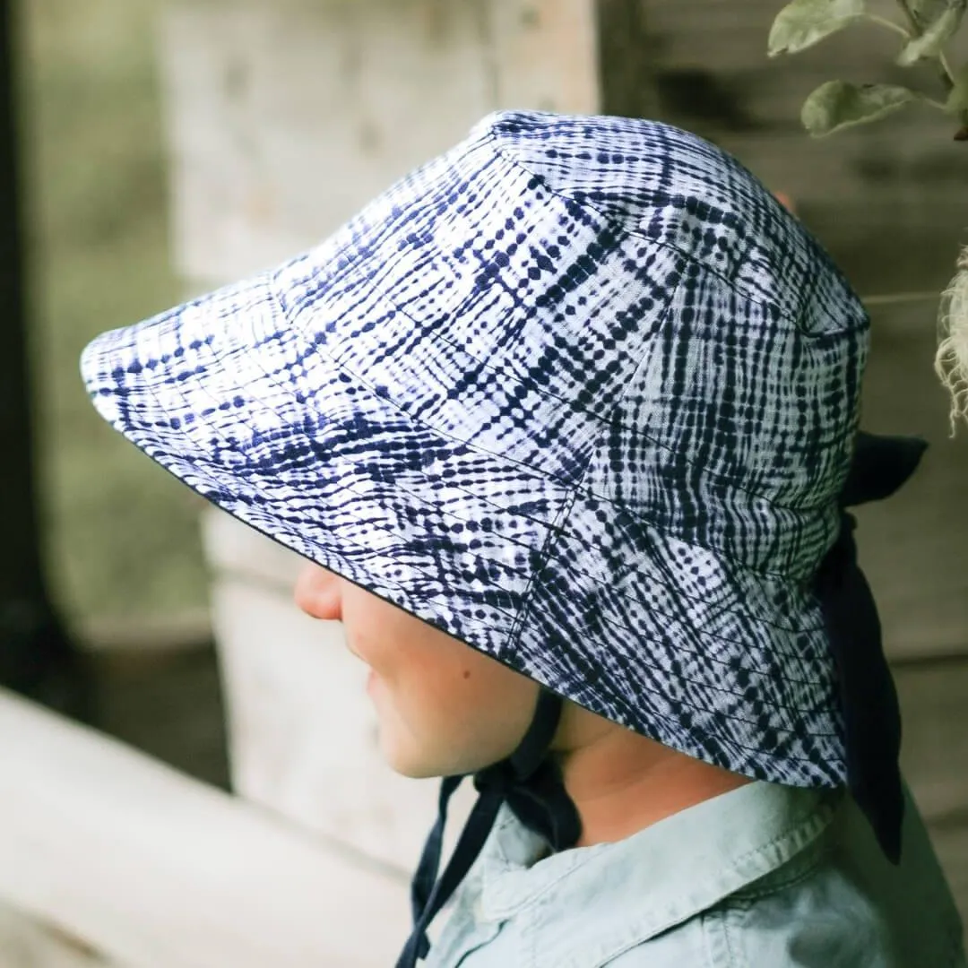 Bedhead Heritage Reversible Explorer Hat- Shibori/Indigo L