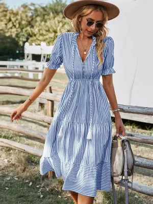 Bernice™ - Classic Striped Dress