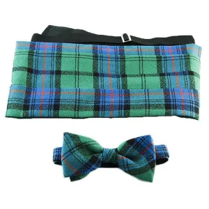 Blair Modern Tartan Cummerbund & Bow Tie Set