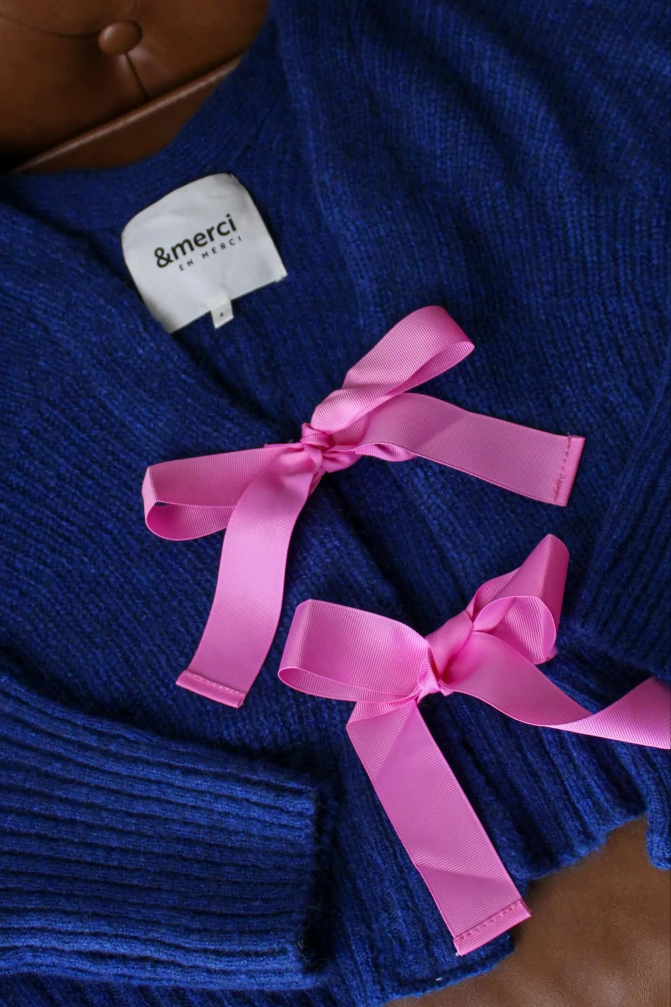 Blue Bliss Bow Cardigan