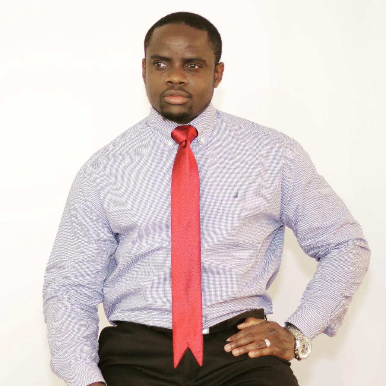 Blue Cavalz Burgundy  V Tie