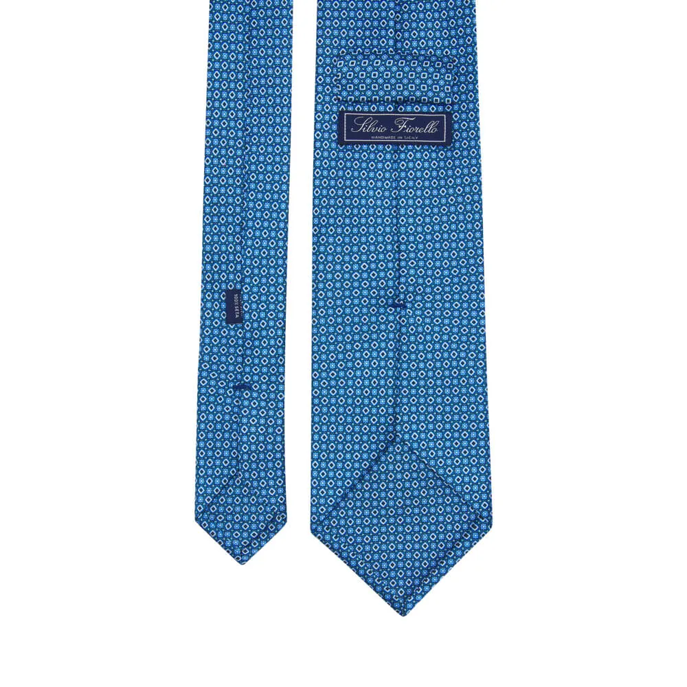 Blue Classic Elegance Silk Tie