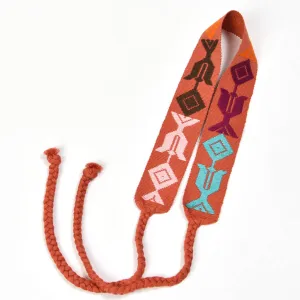 Boho Embroidered Headband | Pumpkin
