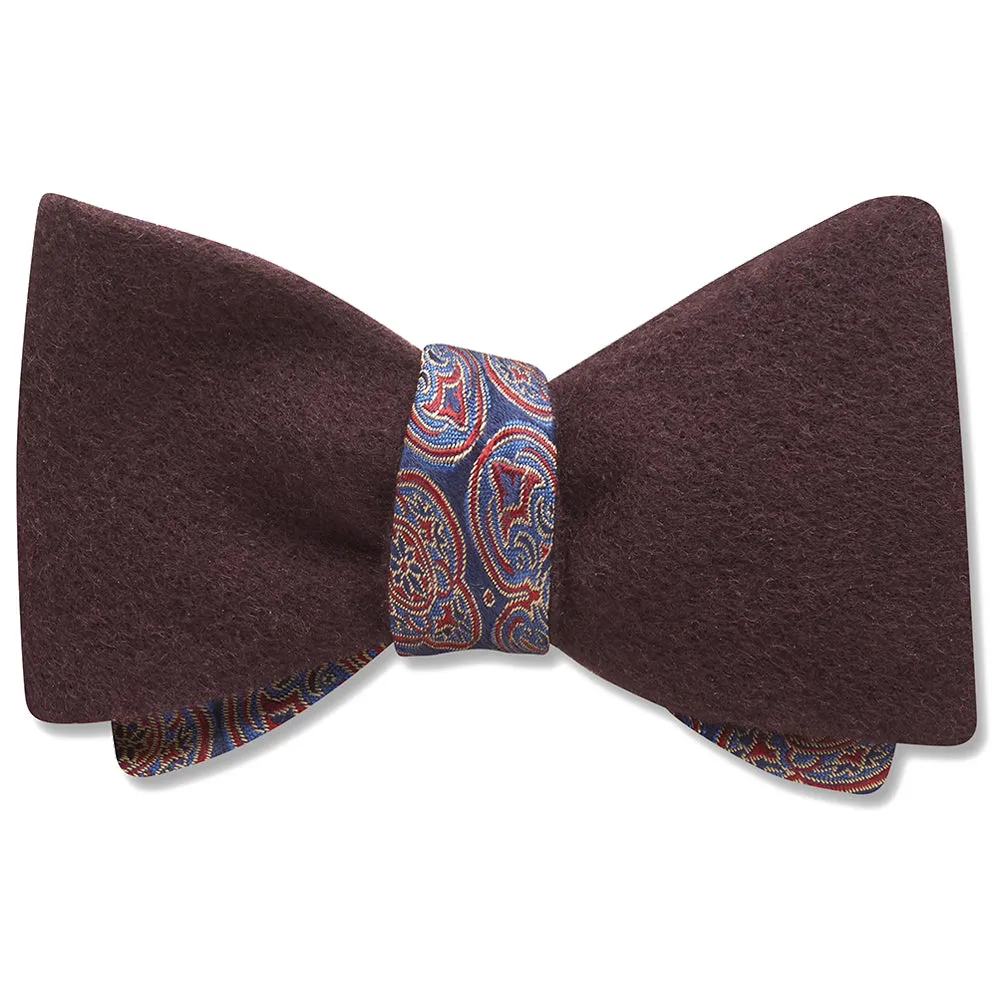 Bosphorus/Mahogany Cashmere reversible - bow ties