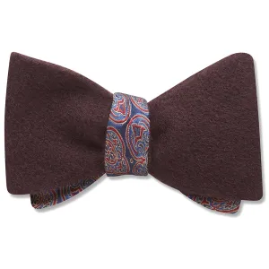 Bosphorus/Mahogany Cashmere reversible - bow ties