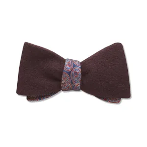 Bosphorus/Mahogany Cashmere reversible - Kids' Bow Ties