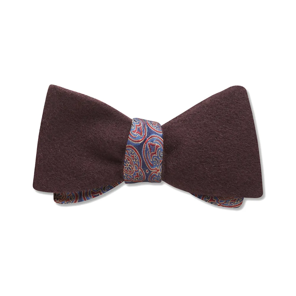 Bosphorus/Mahogany Cashmere reversible - Kids' Bow Ties