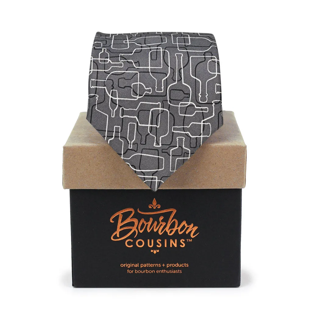 Bourbon Days© Necktie | Gray   Black