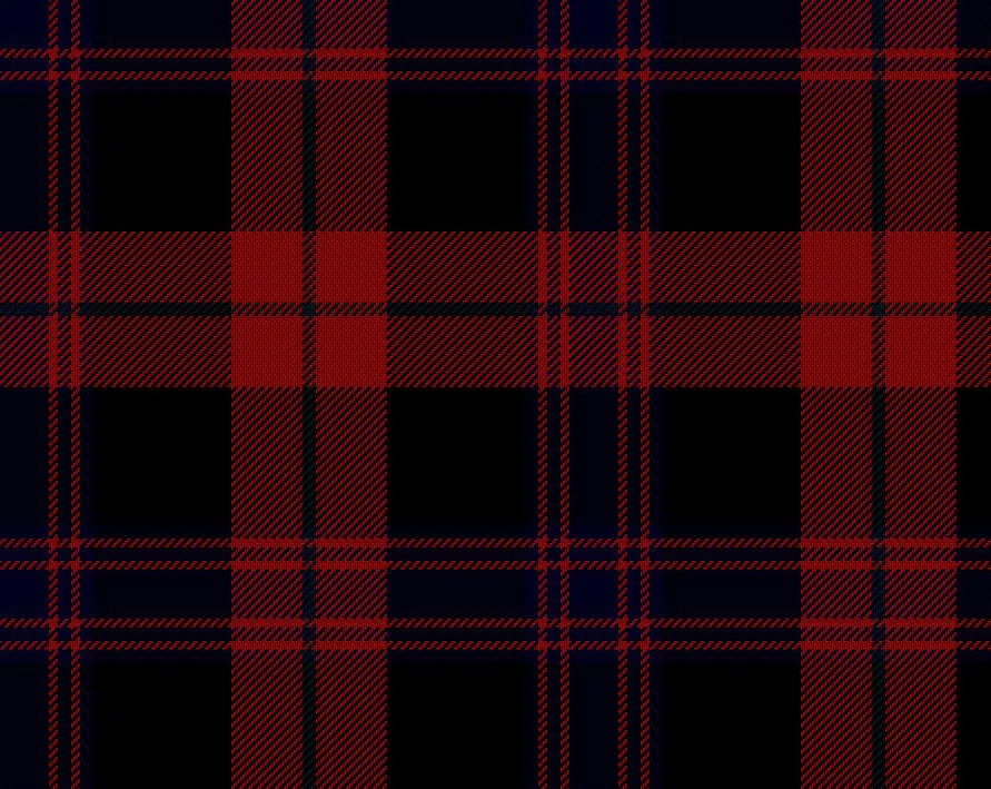 Brown Modern Tartan Cummerbund & Bow Tie Set