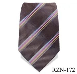 Brown Striped Tie