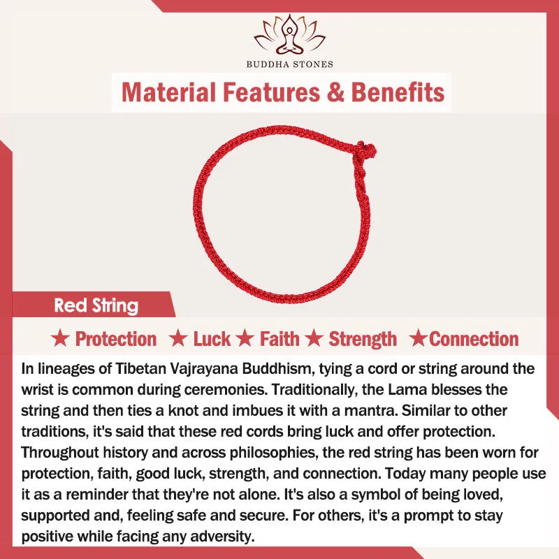 Buddha Stones Tibetan Hand-woven Colored Rope Luck Bracelet