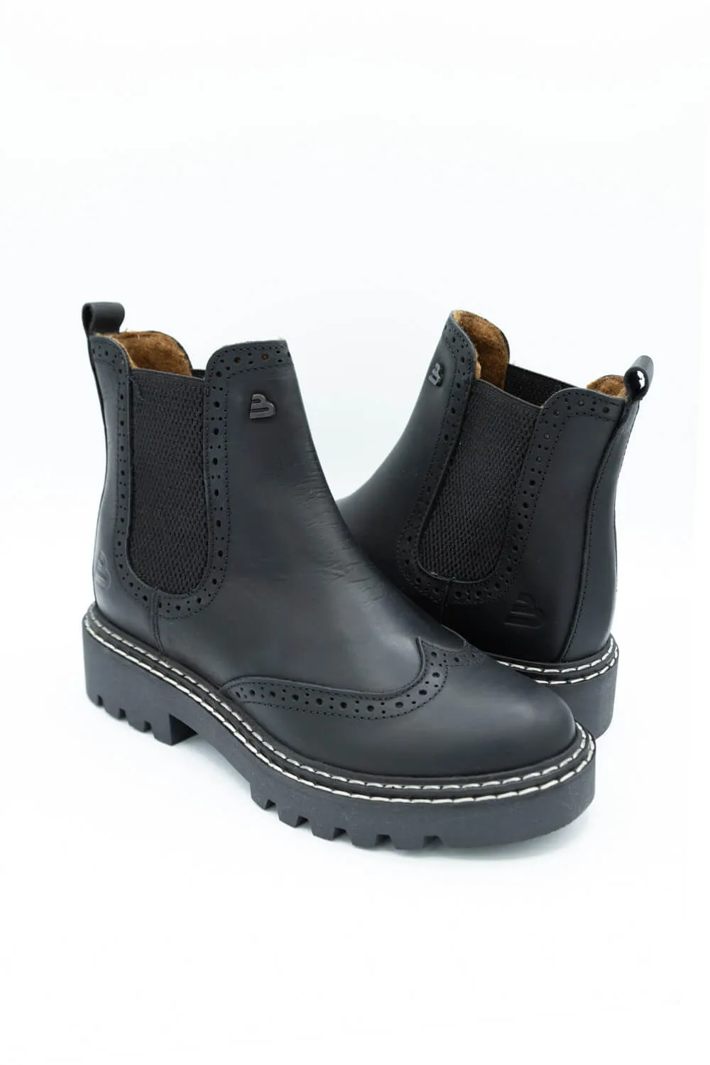 Bullboxer Ankle Booties for Women in Black | 576-M7-0664A-BLACK