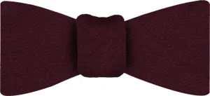 Burgundy Satin Silk Bow Tie #ESABT-8