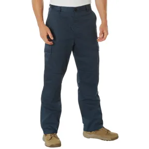 Cadet Blue - Tactical BDU Pants - Cotton Polyester Twill - Button Fly