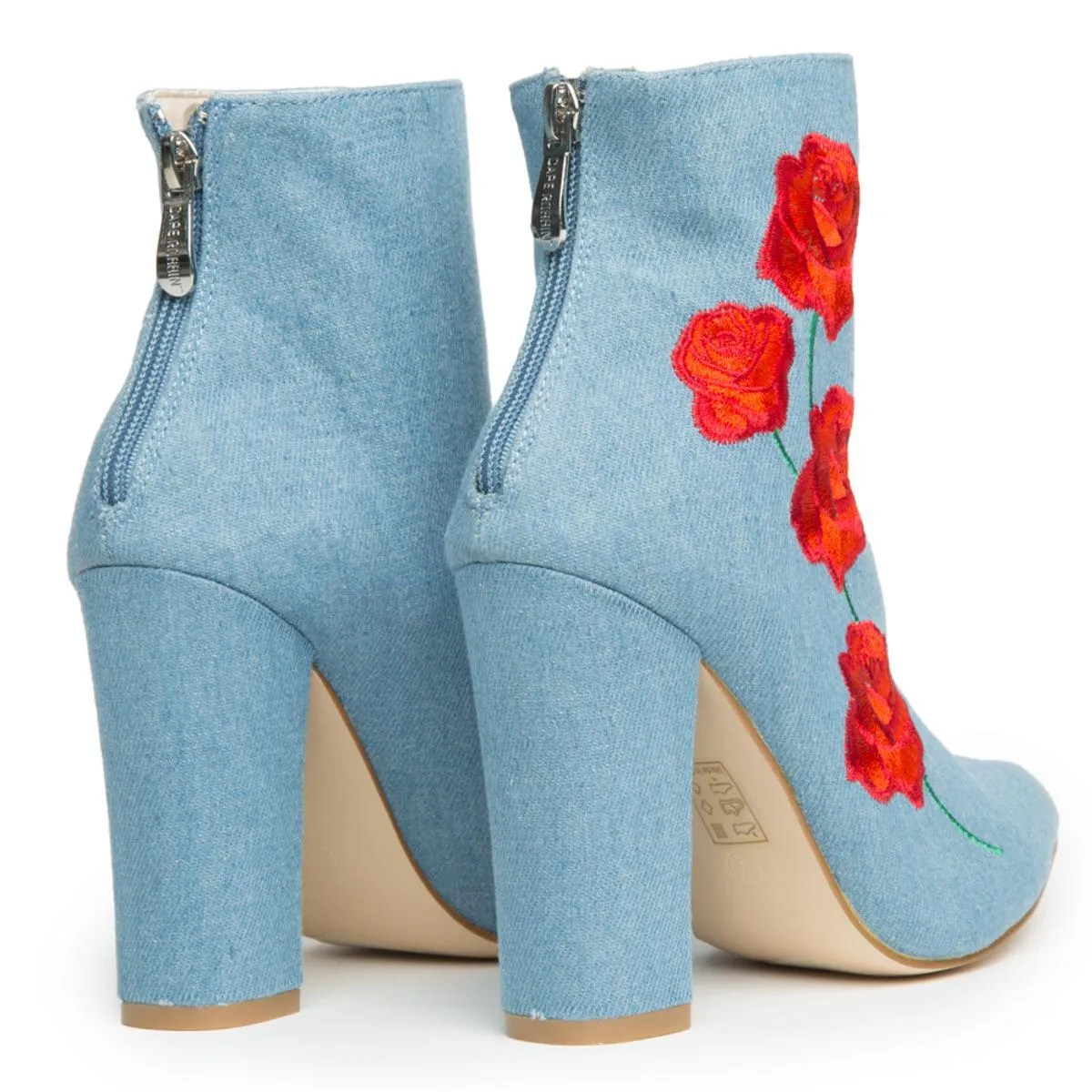 Cape Robbin Beautiful-9 Denim Booties Denim
