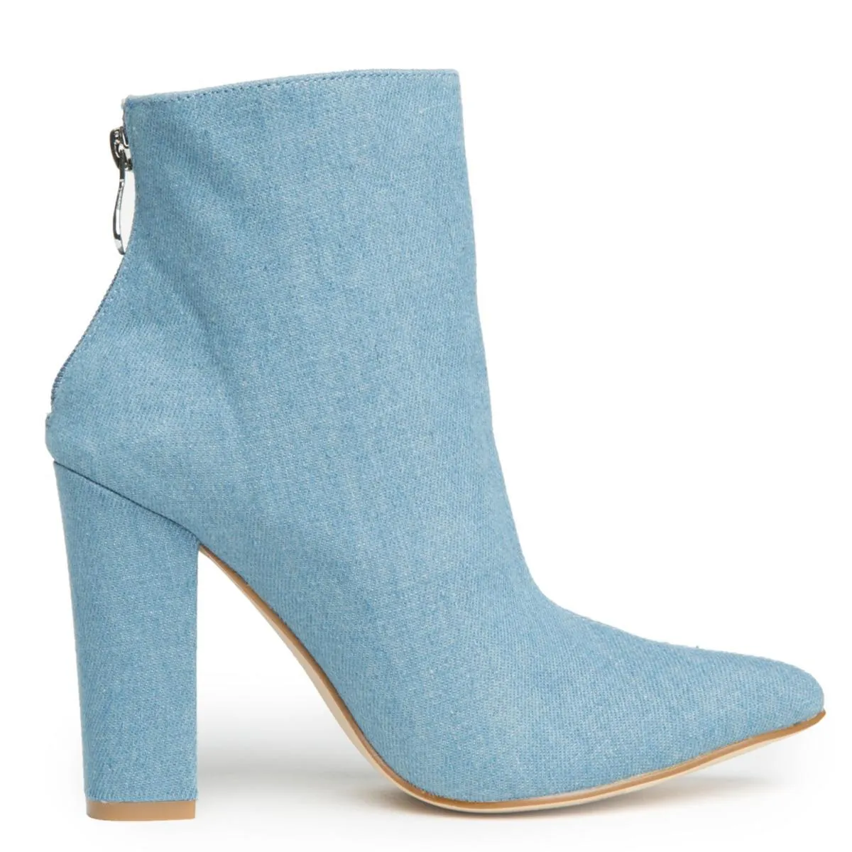 Cape Robbin Beautiful-9 Denim Booties Denim