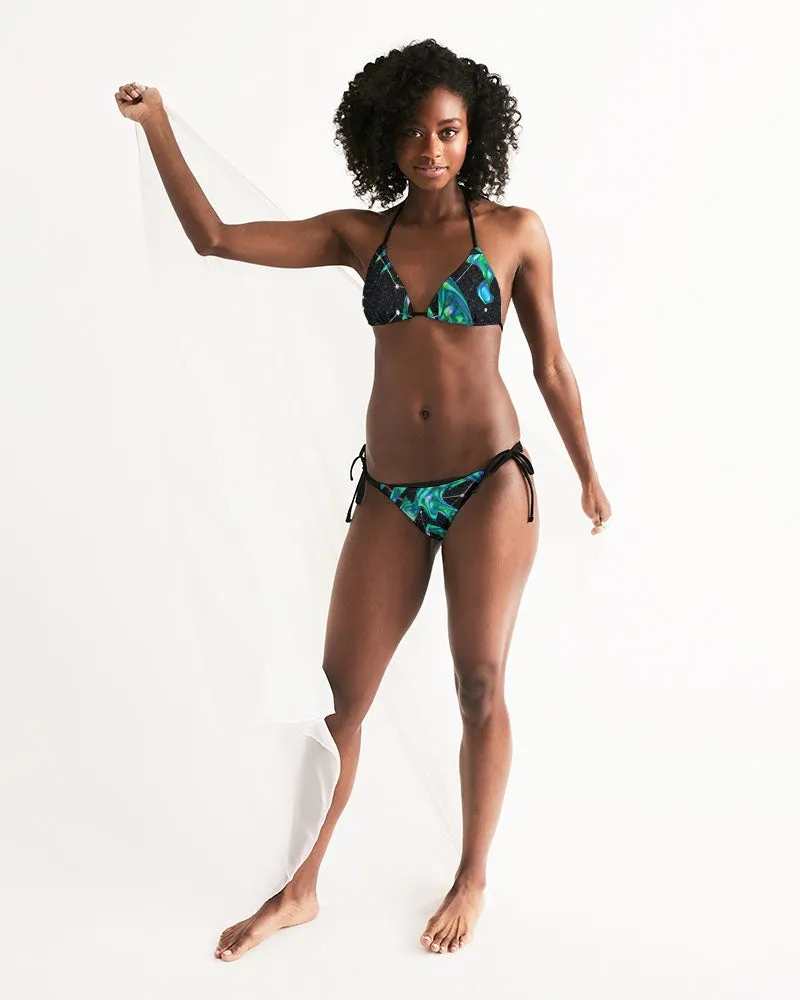 Celestial Night Women's Triangle String Bikini