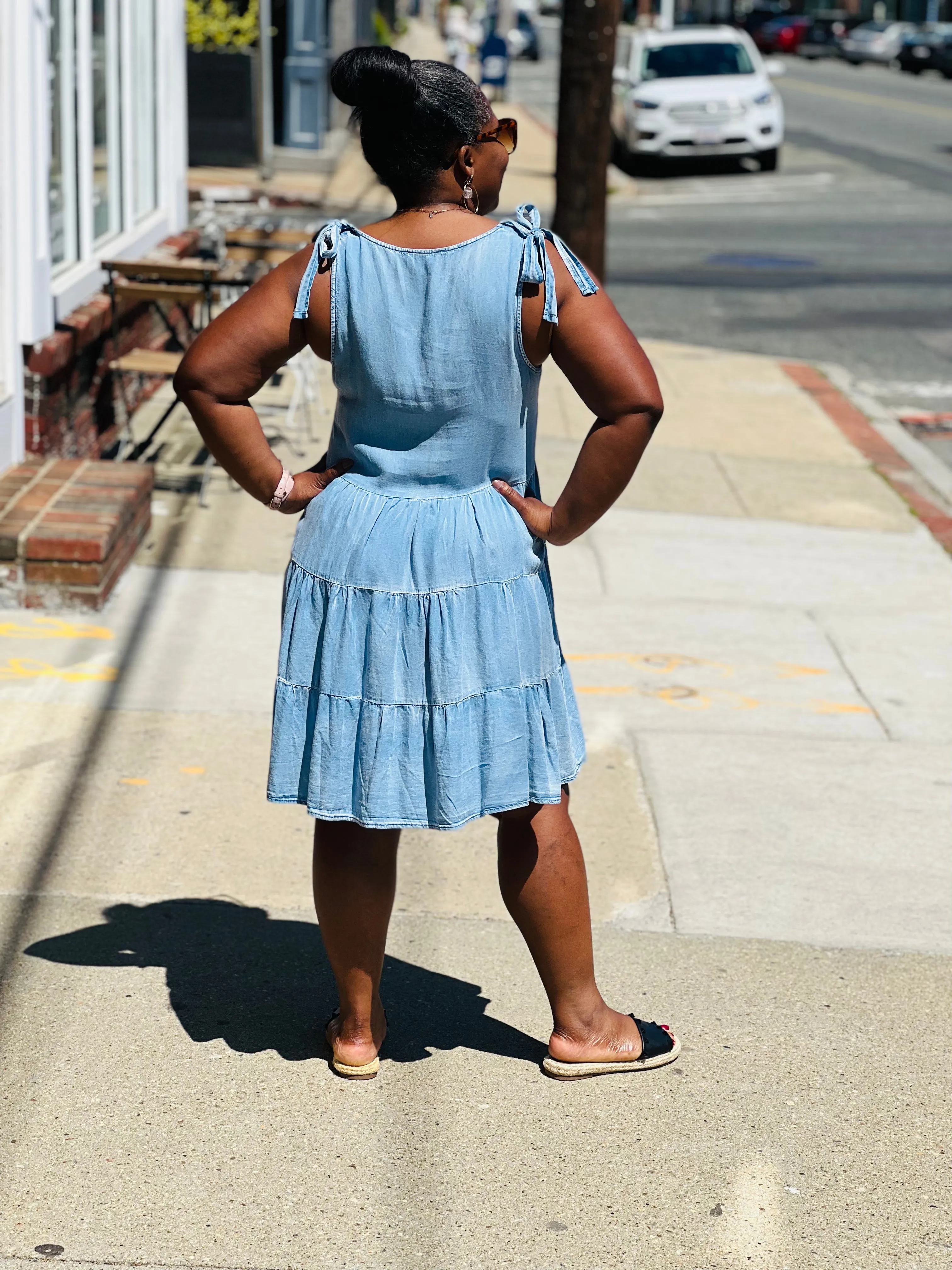 Chambray Layers Dress