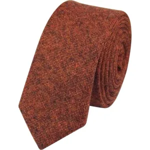 Charlie Burnt Orange Wool Classic Tie