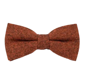 Charlie Rusty Burnt Orange Tweed Bow Tie