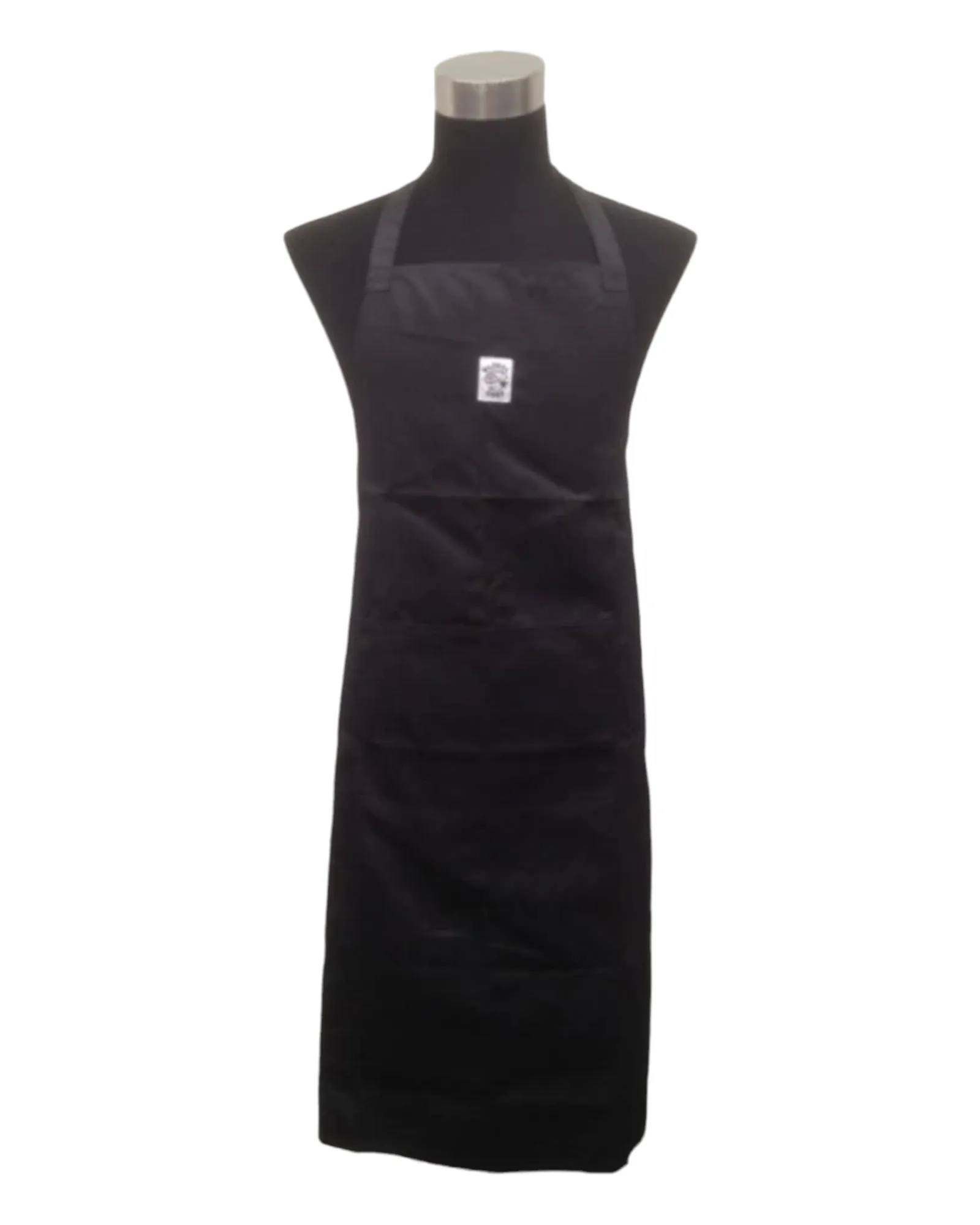 Chef Revival - Full Length Black Bib Chefs Apron (Pocket)