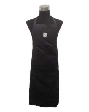 Chef Revival - Full Length Black Bib Chefs Apron (Pocket)