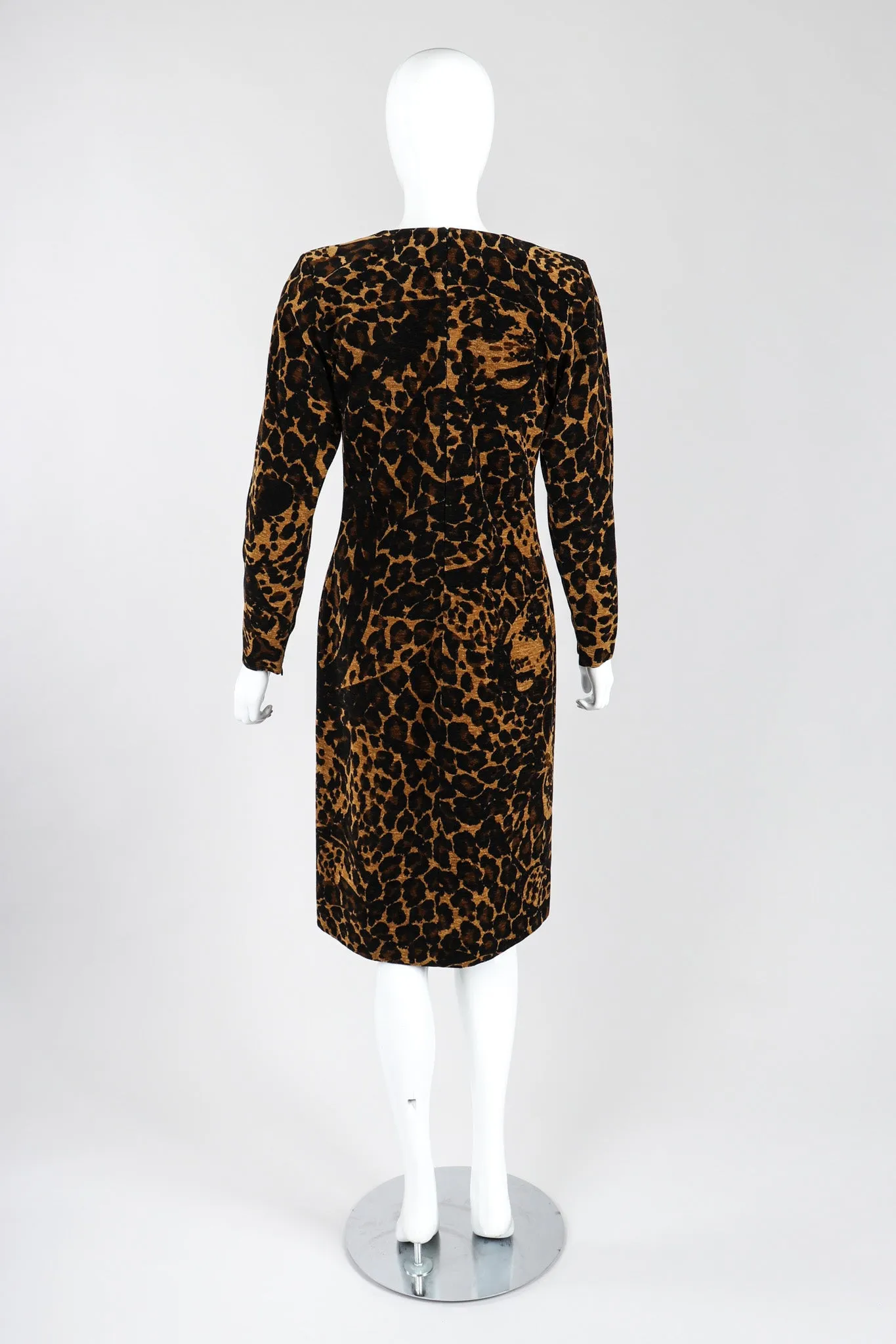 Chenille Leopard Dress