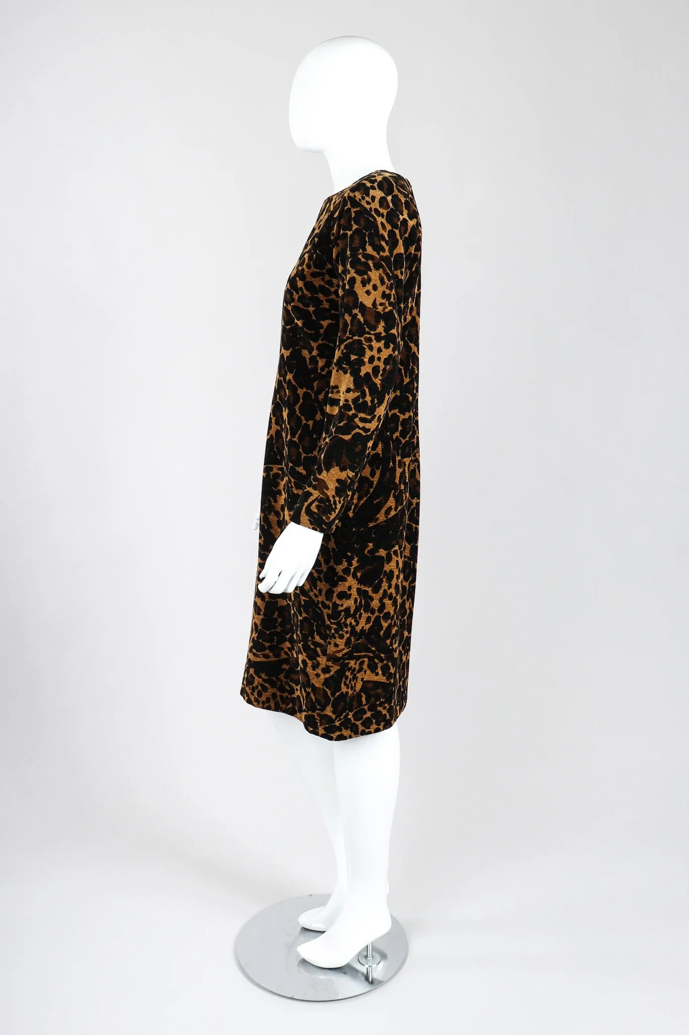 Chenille Leopard Dress