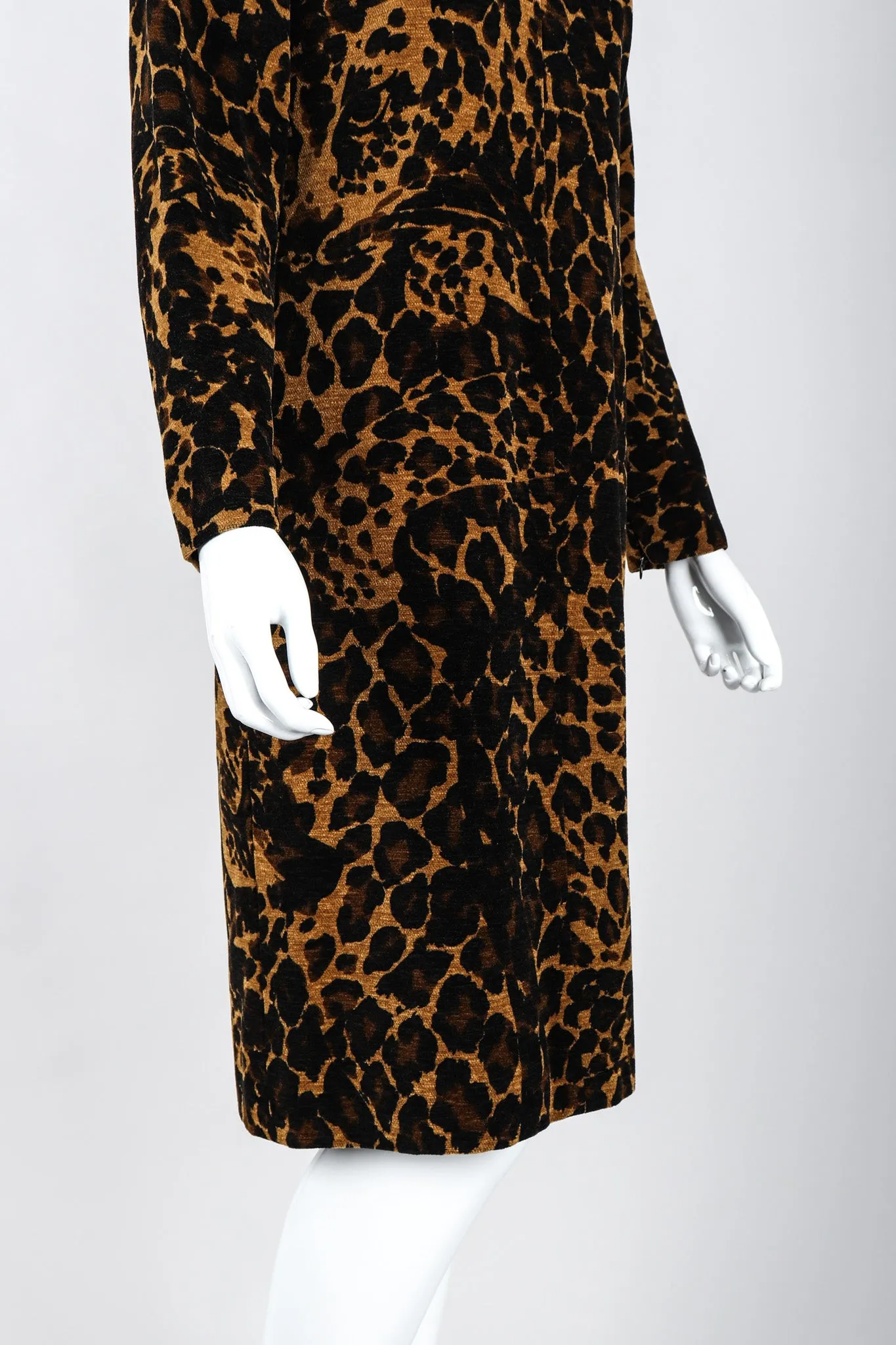 Chenille Leopard Dress