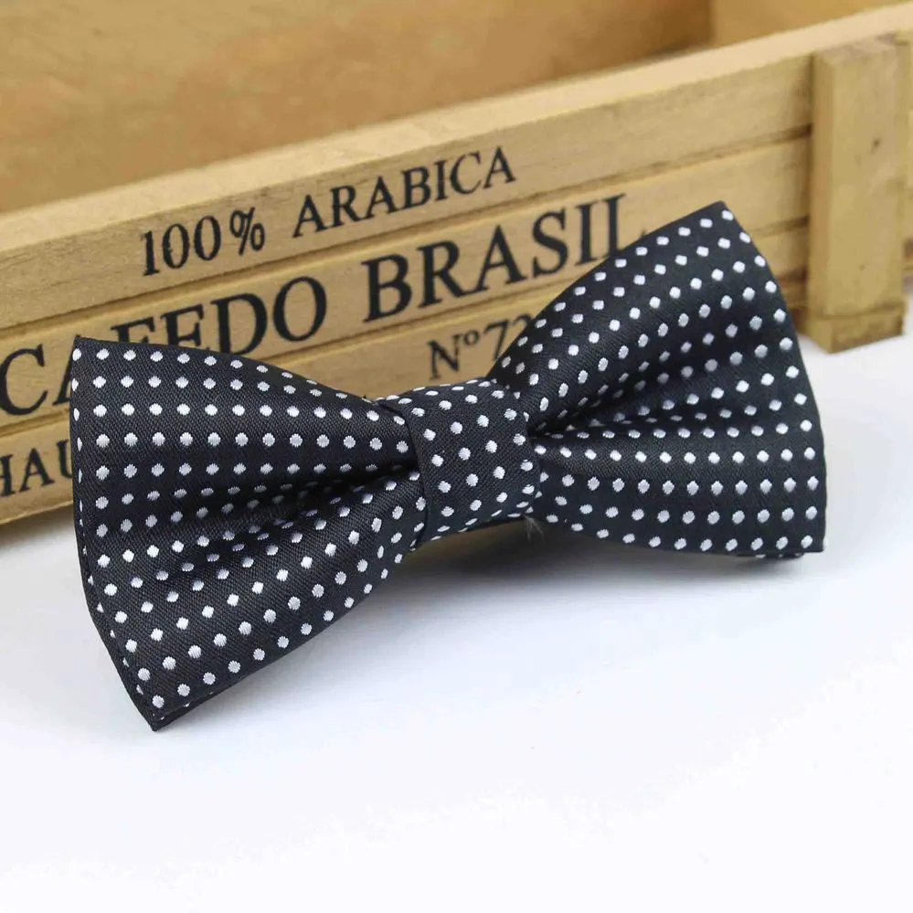 Children Fashion Formal Cotton Bow Tie Kid Classical Dot Bowties Colorful Butterfly Wedding Party Pet Bowtie Tuxedo Ties