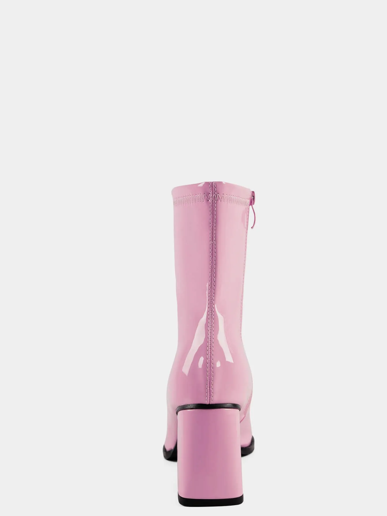 Chunky Block Heel Ankle Boots