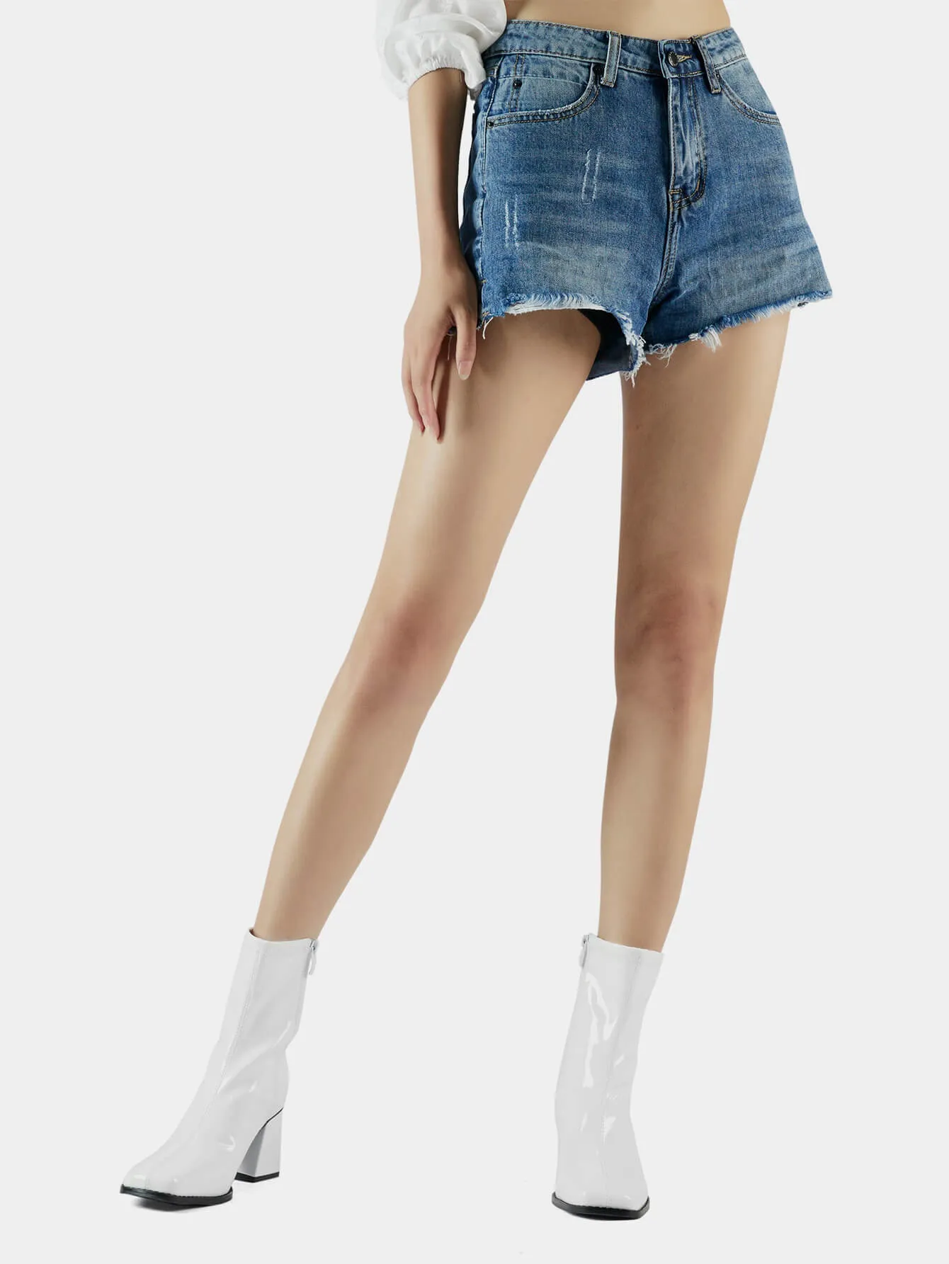 Chunky Block Heel Ankle Boots
