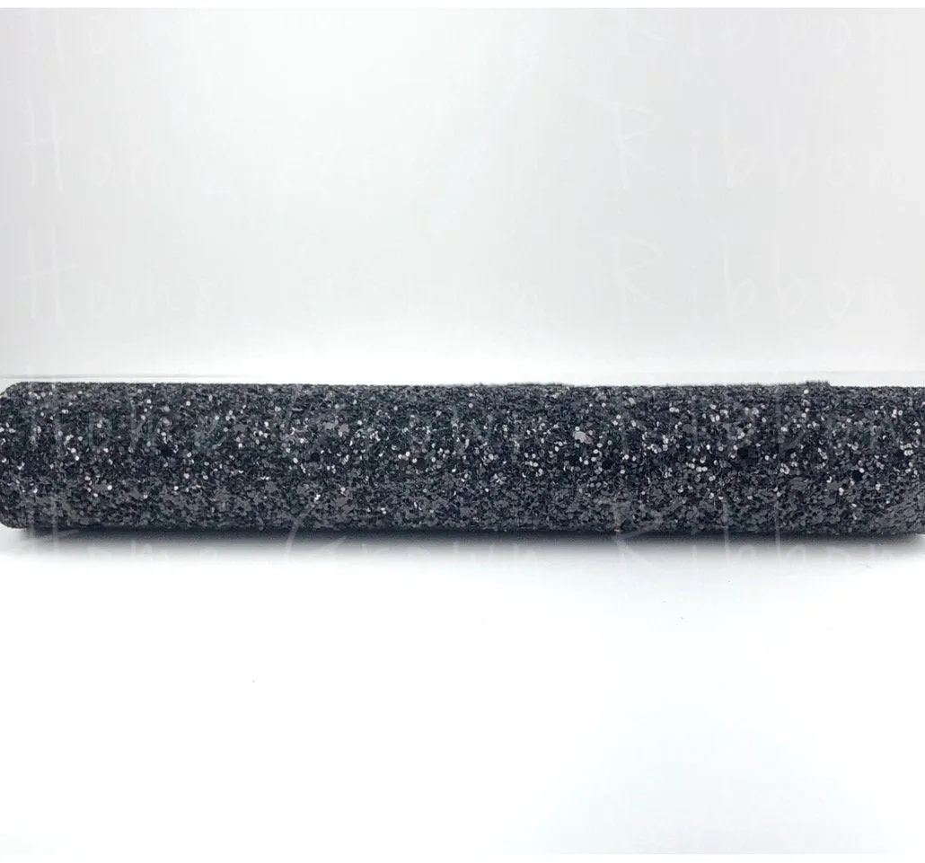 Chunky Glitter Sheet - Black