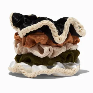 Claire's Neutral Rope Hair Scrunchies - 5 Pack