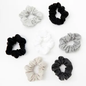 Claire's Small Neutral Hair Scrunchies - 7 Pack
