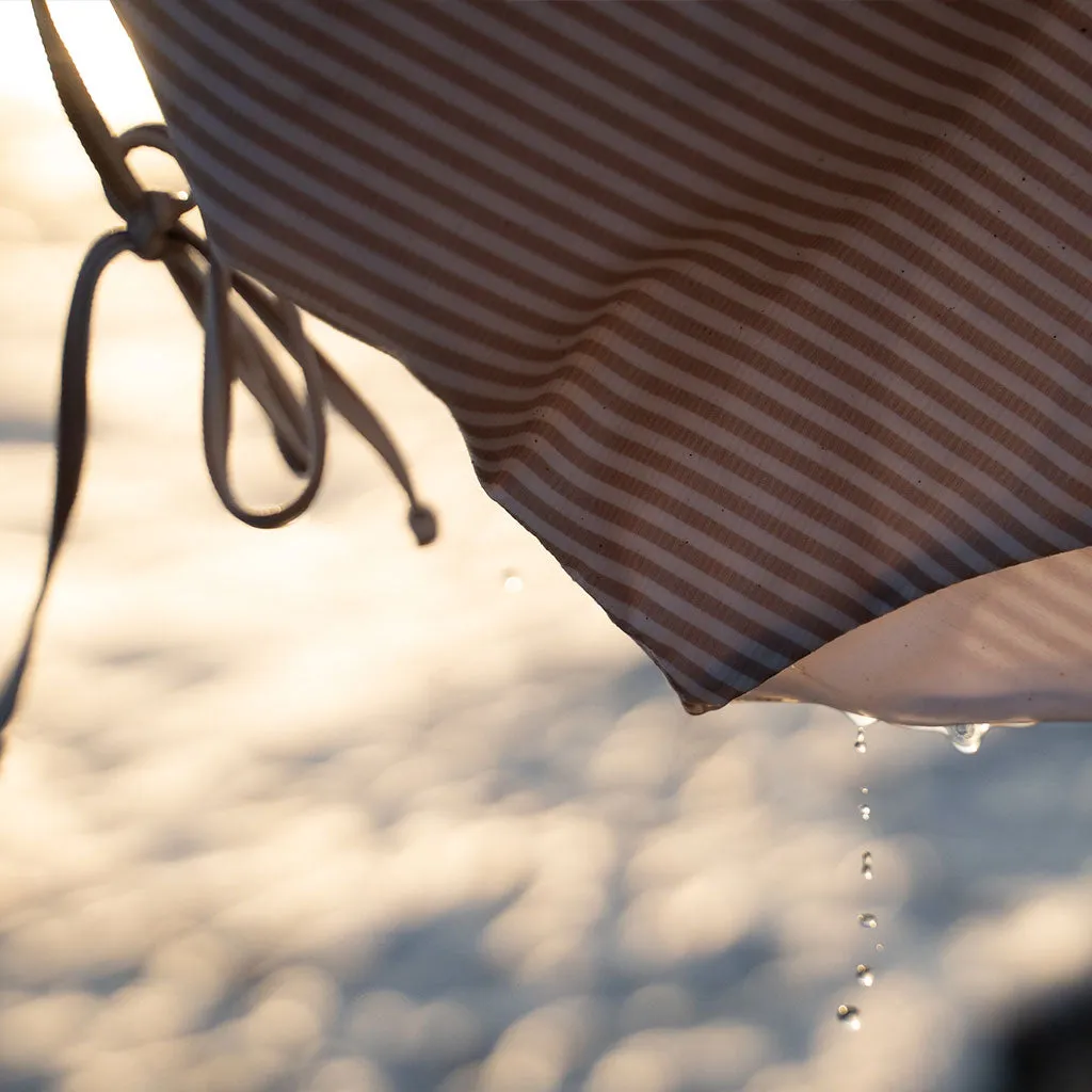 Classic One Piece - Brown & White