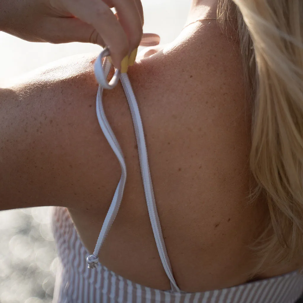 Classic One Piece - Brown & White