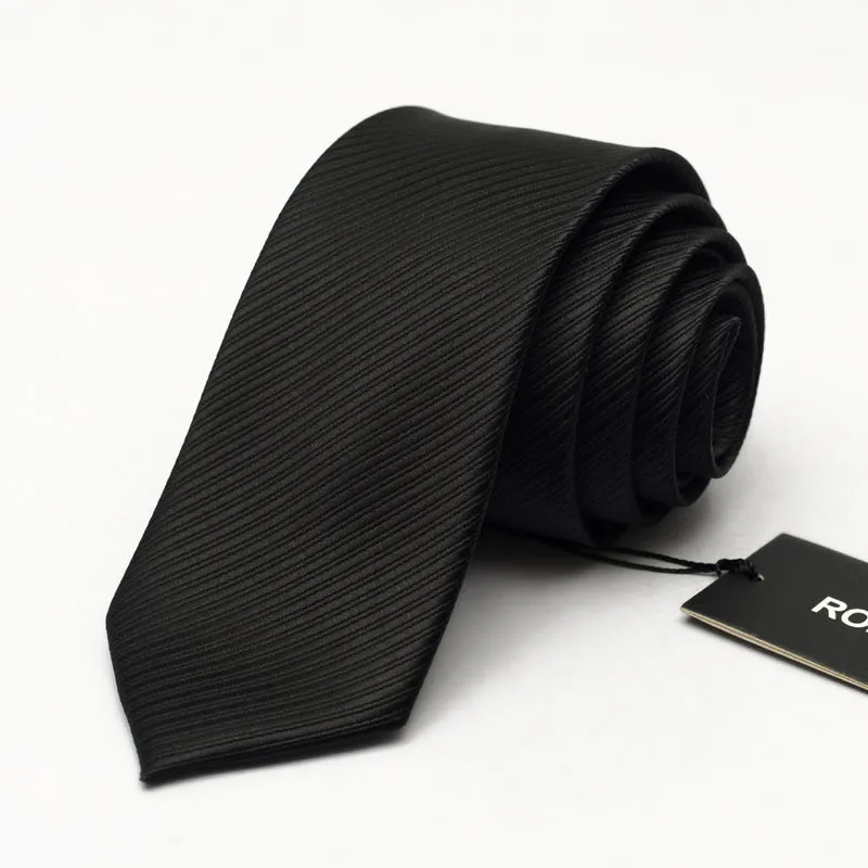 Classic Polyester Silk Men's Skinny Ties