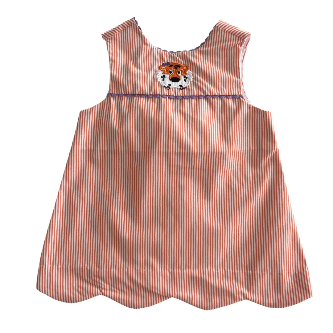 Clemson Tiger Scallop Dress