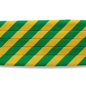Collegiate Green and Gold - Cummerbunds