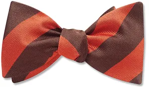 Collegiate Orange And Brown - bow ties