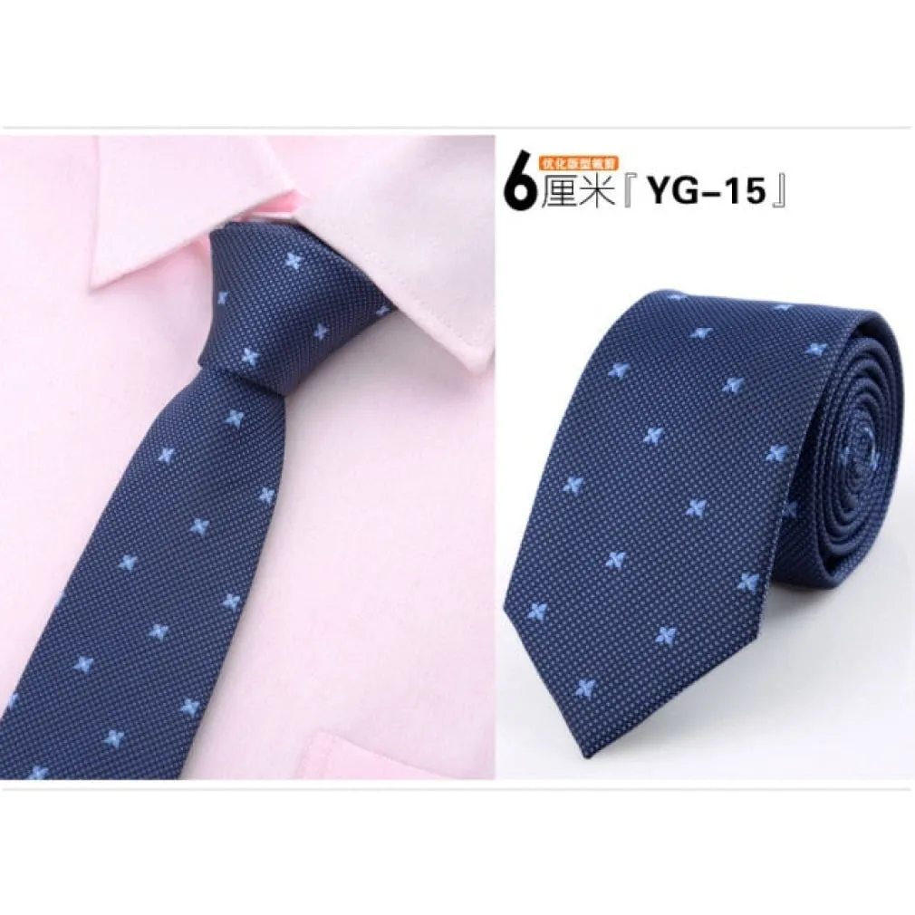 ContiNent 33 tie skinny 6cm ties for men Wedding dress necktie fashion plaid cravate business gravatas para homens slim shirt accessories lot