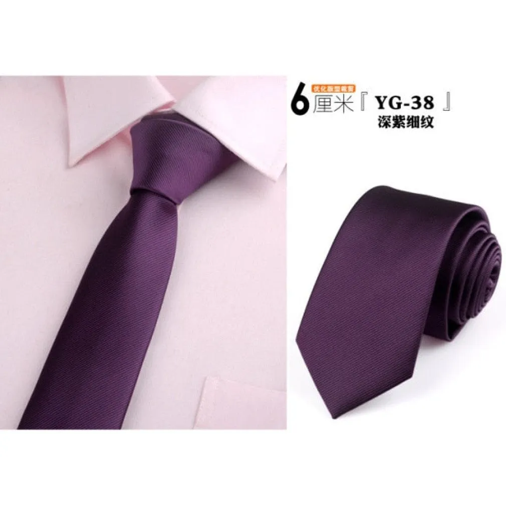ContiNent 33 tie skinny 6cm ties for men Wedding dress necktie fashion plaid cravate business gravatas para homens slim shirt accessories lot